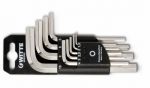 Набор угловых шестигранных ключей (9 шт.) WITTE 45021